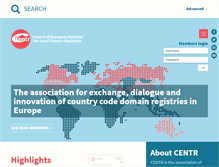Tablet Screenshot of centr.org